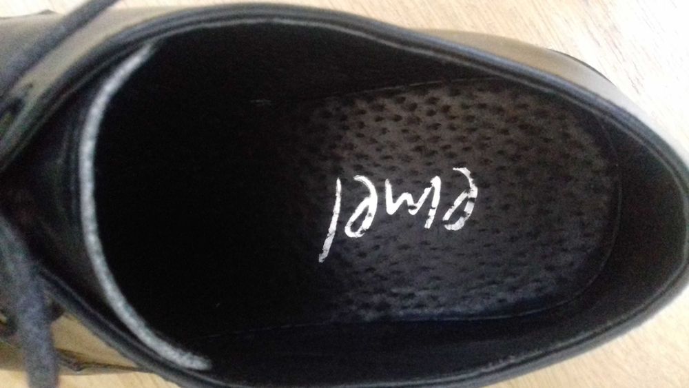 buty czarne dla chłopca skóra Emel komunia