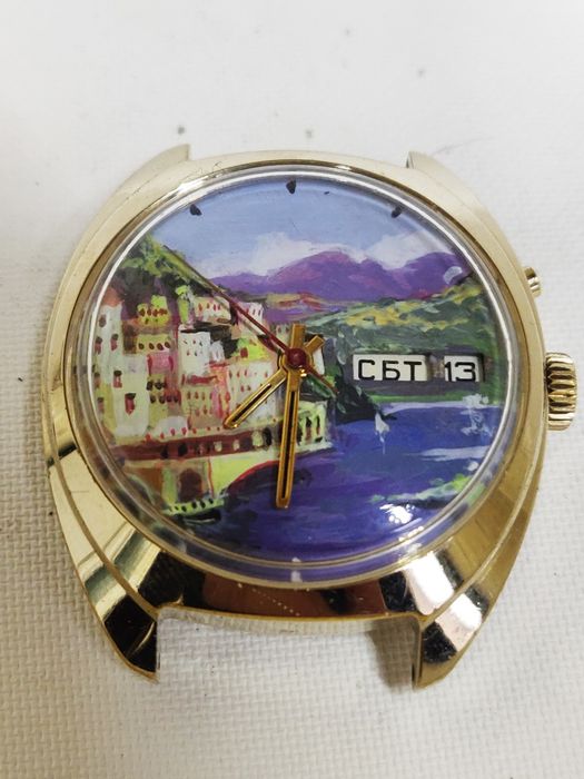 Часы наручные слава в позолоте,ссср.