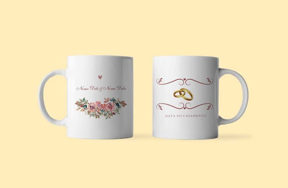Canecas Personalizadas - para Casamentos