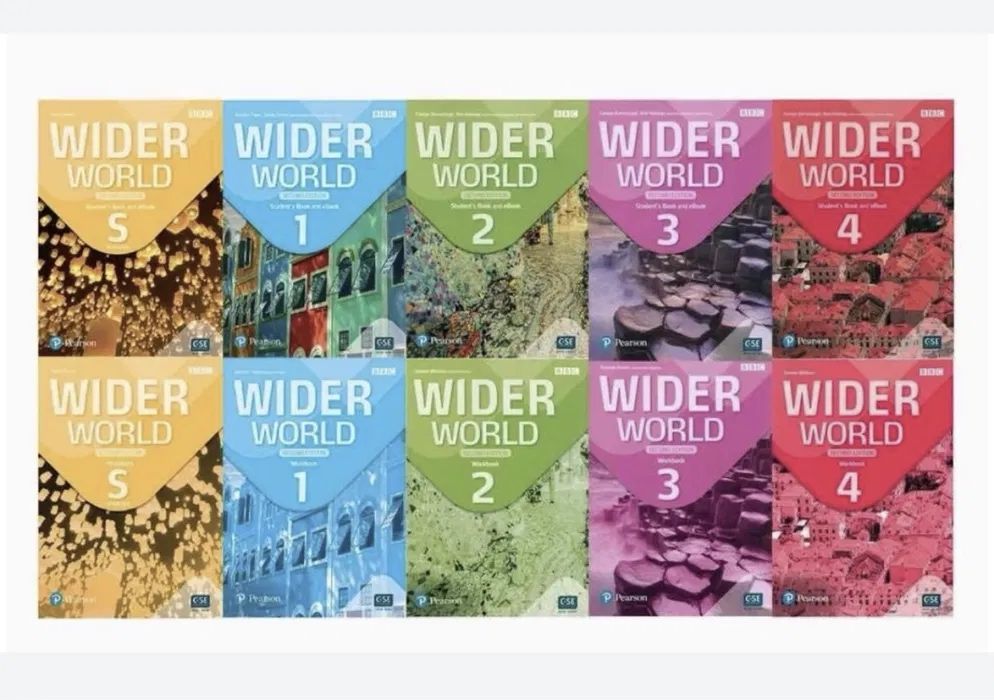 Wider World 1–4 (2nd edition) | Students Book + Workbook