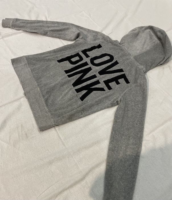 Hoodie de senhora cinza” Victoria Secret”