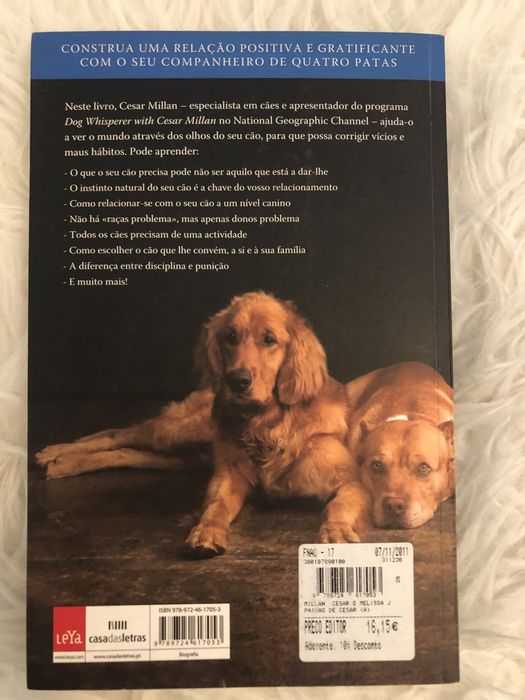 Livro "A Paixão de César", de Melissa Joe Peltier e Cesar Millan