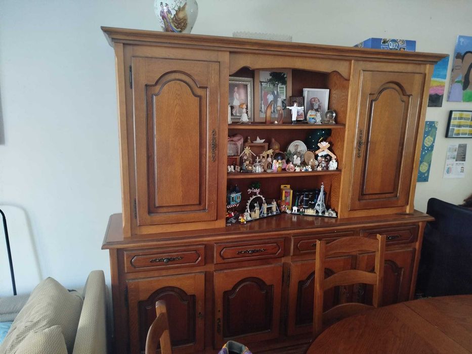 Móvel de sala de madeira maciça