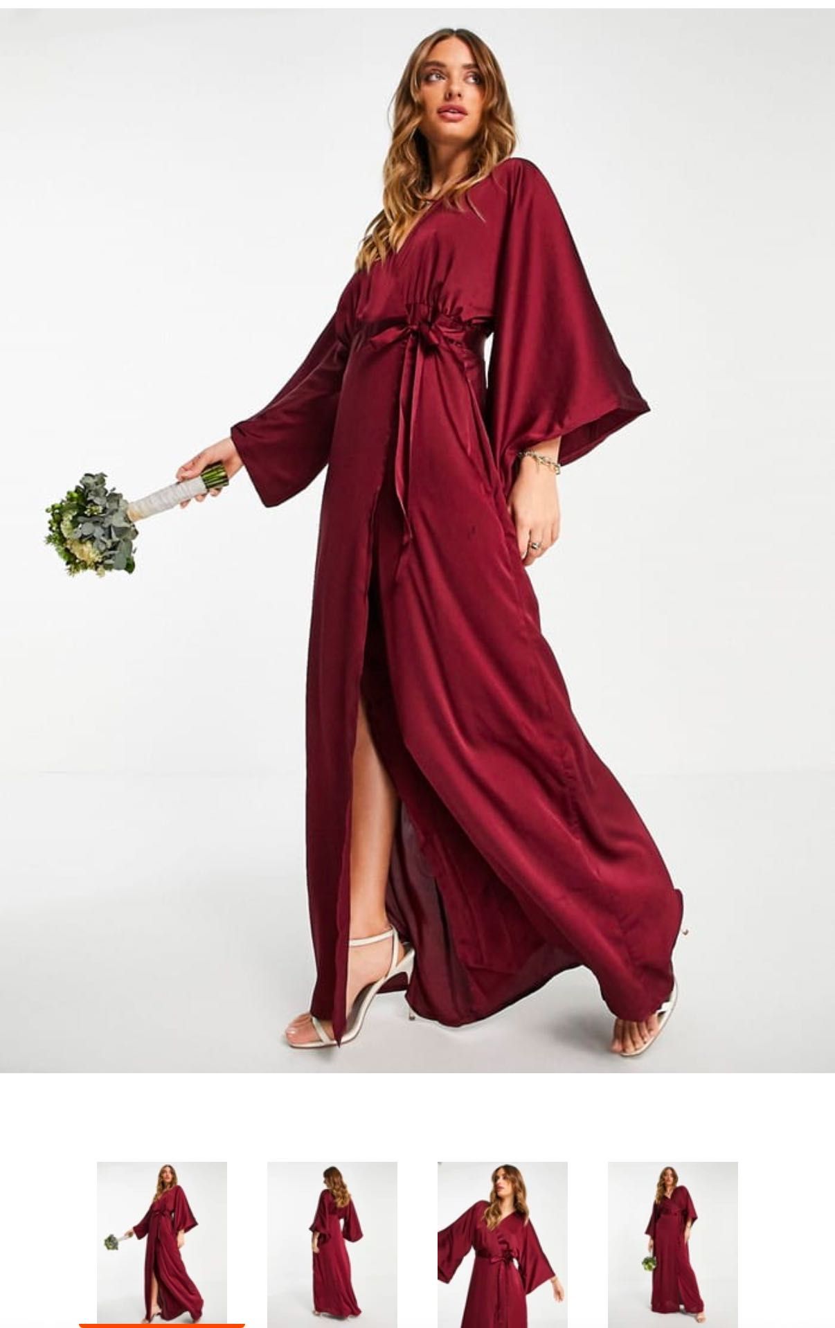 Suknia wieczorowa studniówka Bridesmaid Kimono TFNC rozm. M