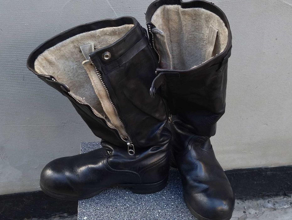 Чоботи ялові, на міху, блискавка. ссср, військ. авіація. р 41.5. Обмін