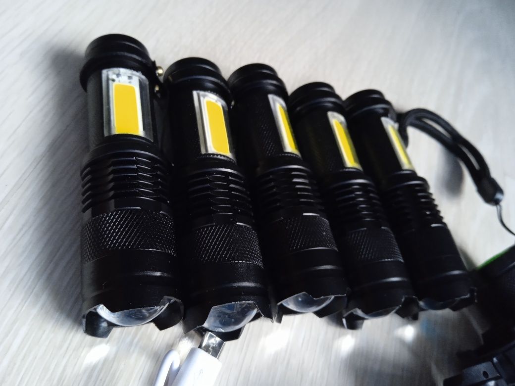 Фонарик ліхтарик LED usb карманный
