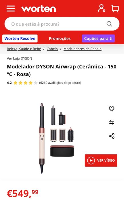 Modelador DYSON Airwrap