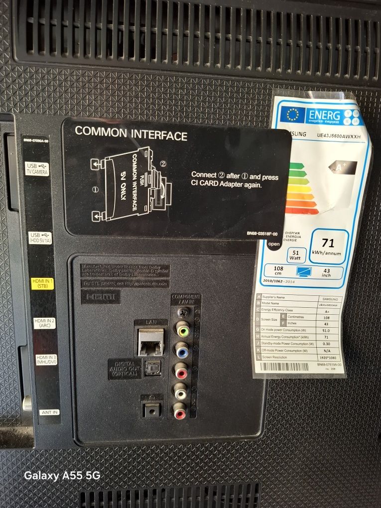 Telewizor smart samsung 43"