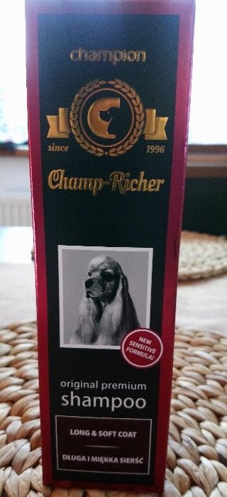 Champ-Richer - szampon dla psów, długa i miękka sierść.