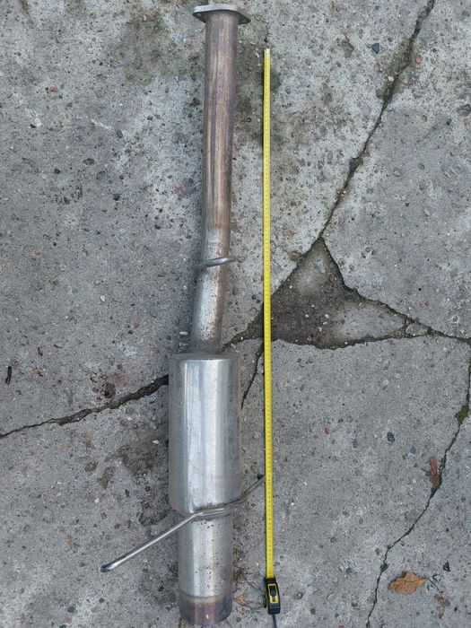 Wydech koncowy tłumik przelotowy nierdzewka 2,5 cała