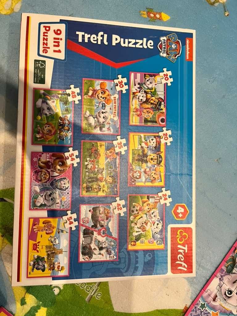 Puzzle 9 w 1 Trefl Psi Patrol