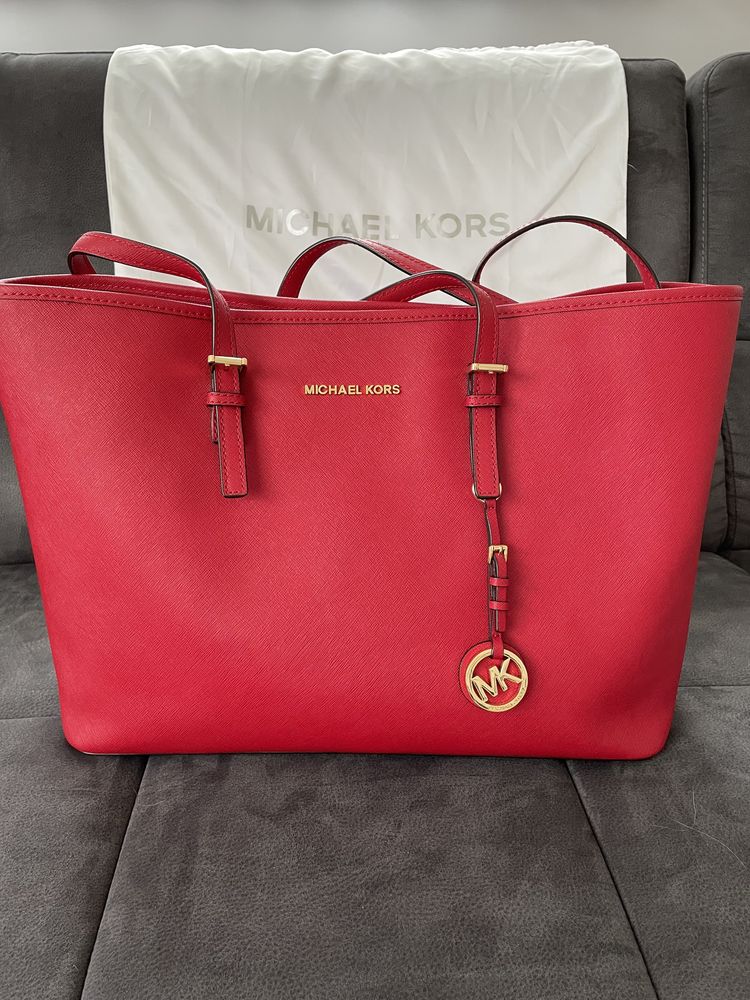 Torebka skórzana, shopper Michael Kors