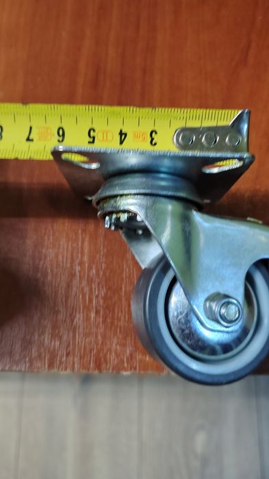 Мебельный поворотный ролик для тележки 4шт