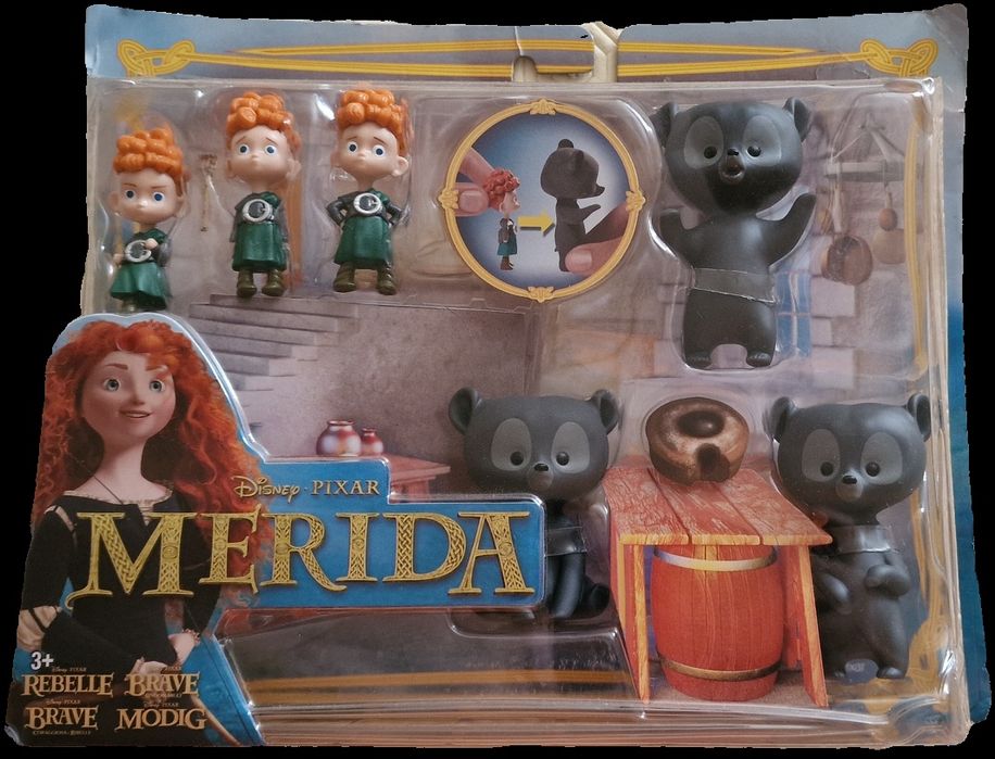 Figuras Disney Brave e Monsters University
