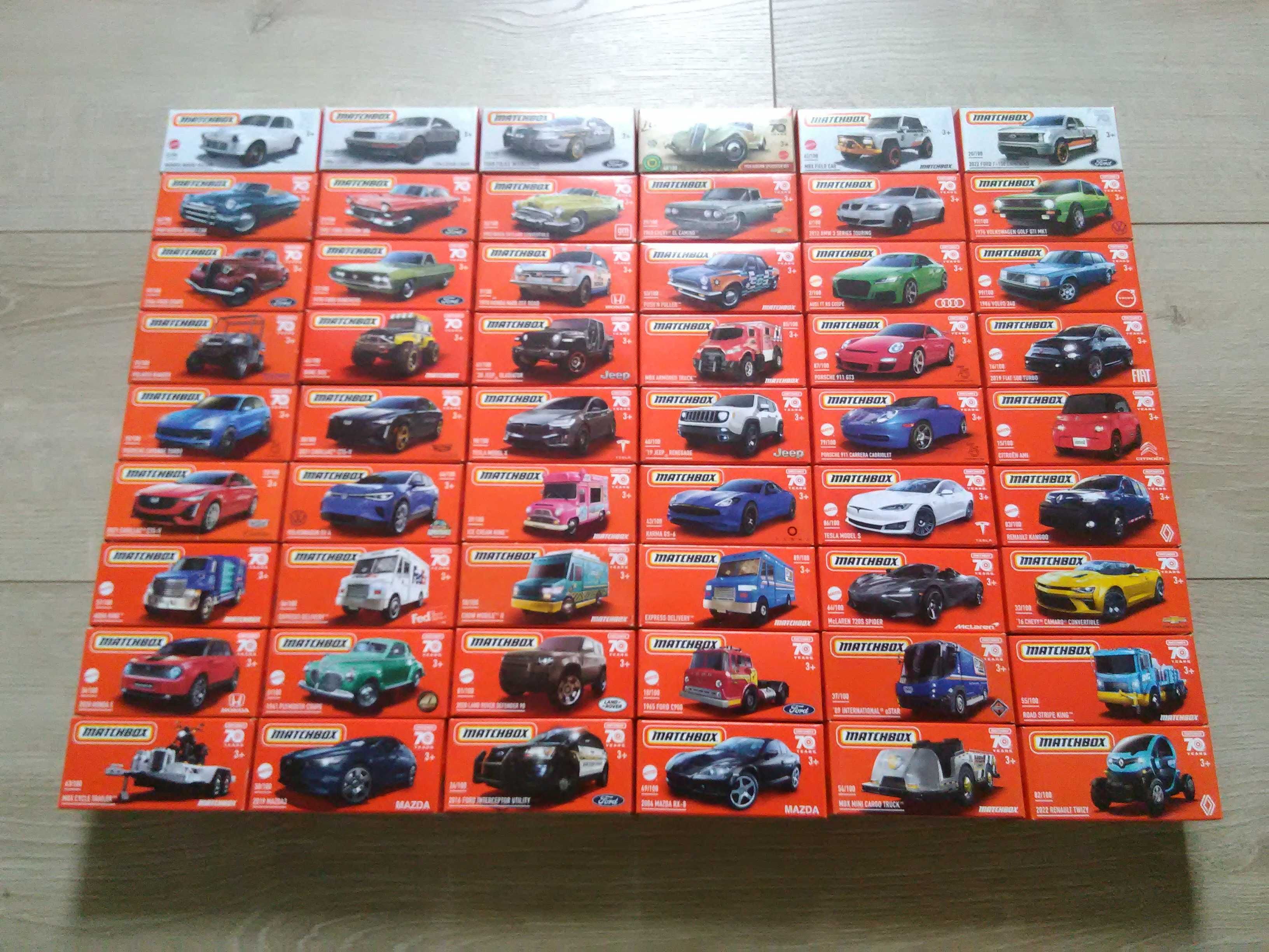 NOWE modele MATCHBOX w kartonikach samochód auto unikat