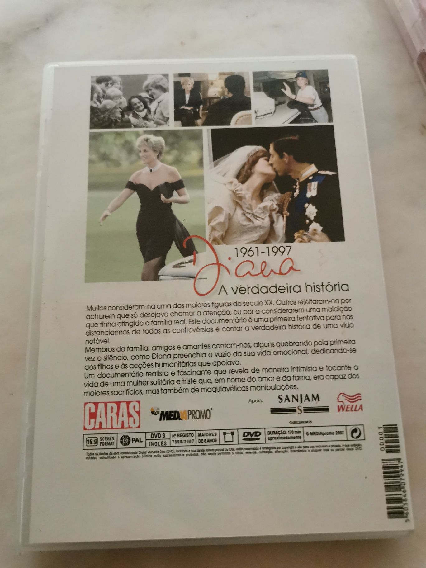 DVD Diana, a verdadeira história, novo