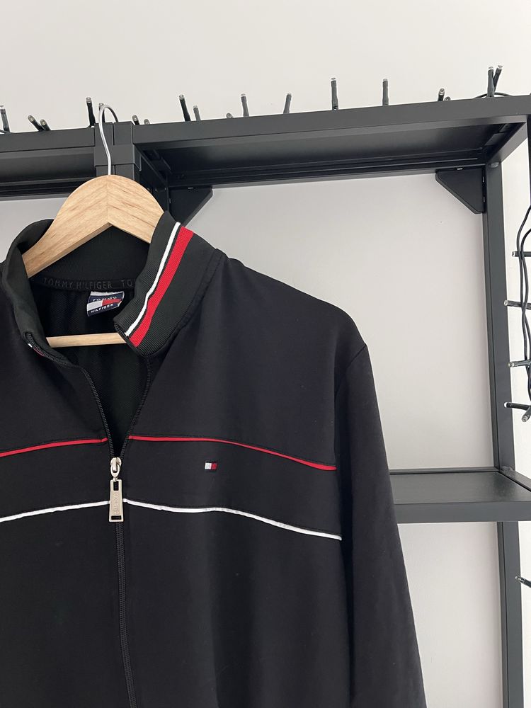 Tommy Hilfiger czarna bluza rozpinana