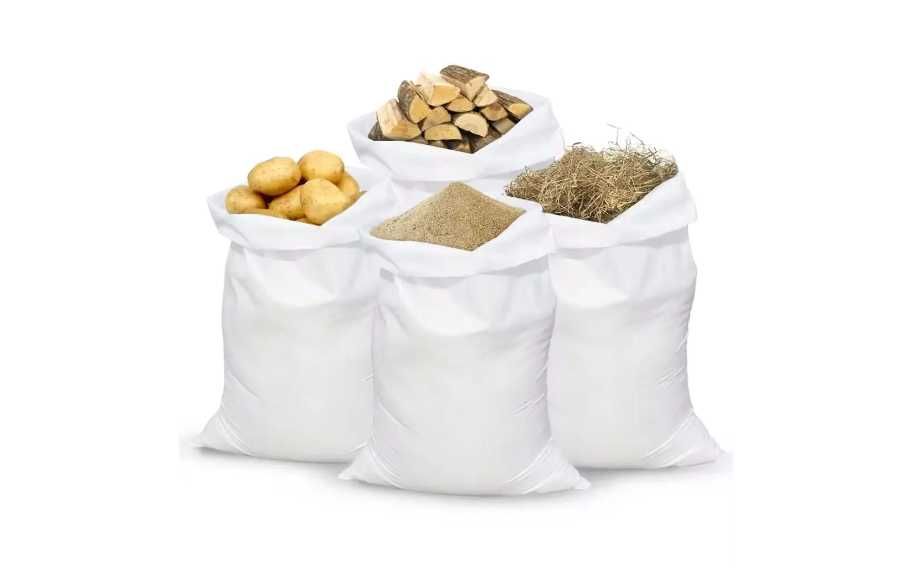 Мешки полипропиленовые новые 50 кг,40 кг,25 кг, 20 кг,10 кг,5 кг