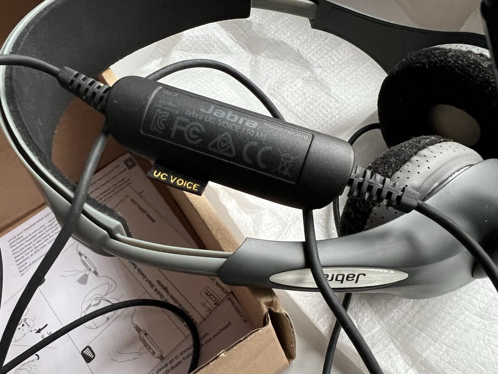 Nowe sluchawki przewodowe Jabra UC Voice 150 MS DUO Usb