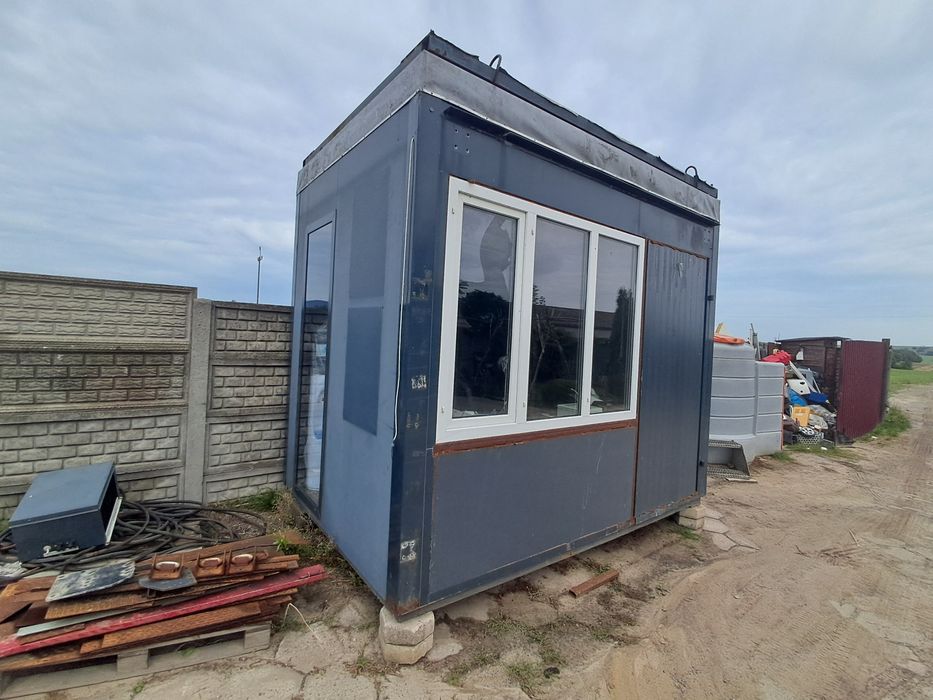 Kontener Biurowy socjalny stróżówka domek inne z transportem