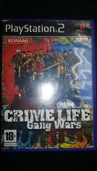 Jogo PS2 ( PlayStation 2 ) " Crime Life Gang Wars " (Estado razoável)