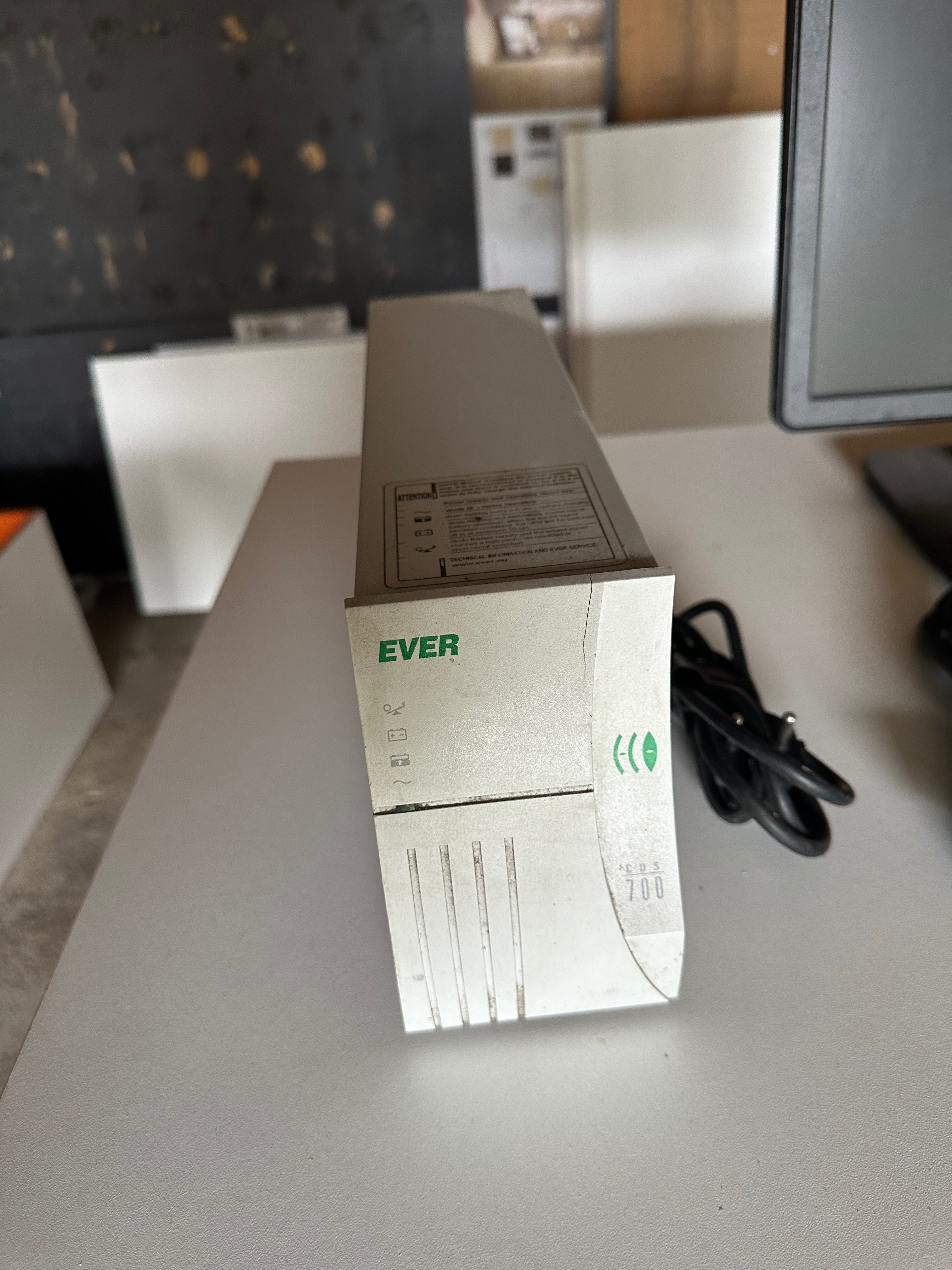 komputer do biura sklepu zestaw monitor klawiatura mysz ups