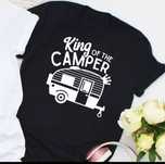 King of the Camper męska koszulka 9 rozmiarów NOWA kultowa