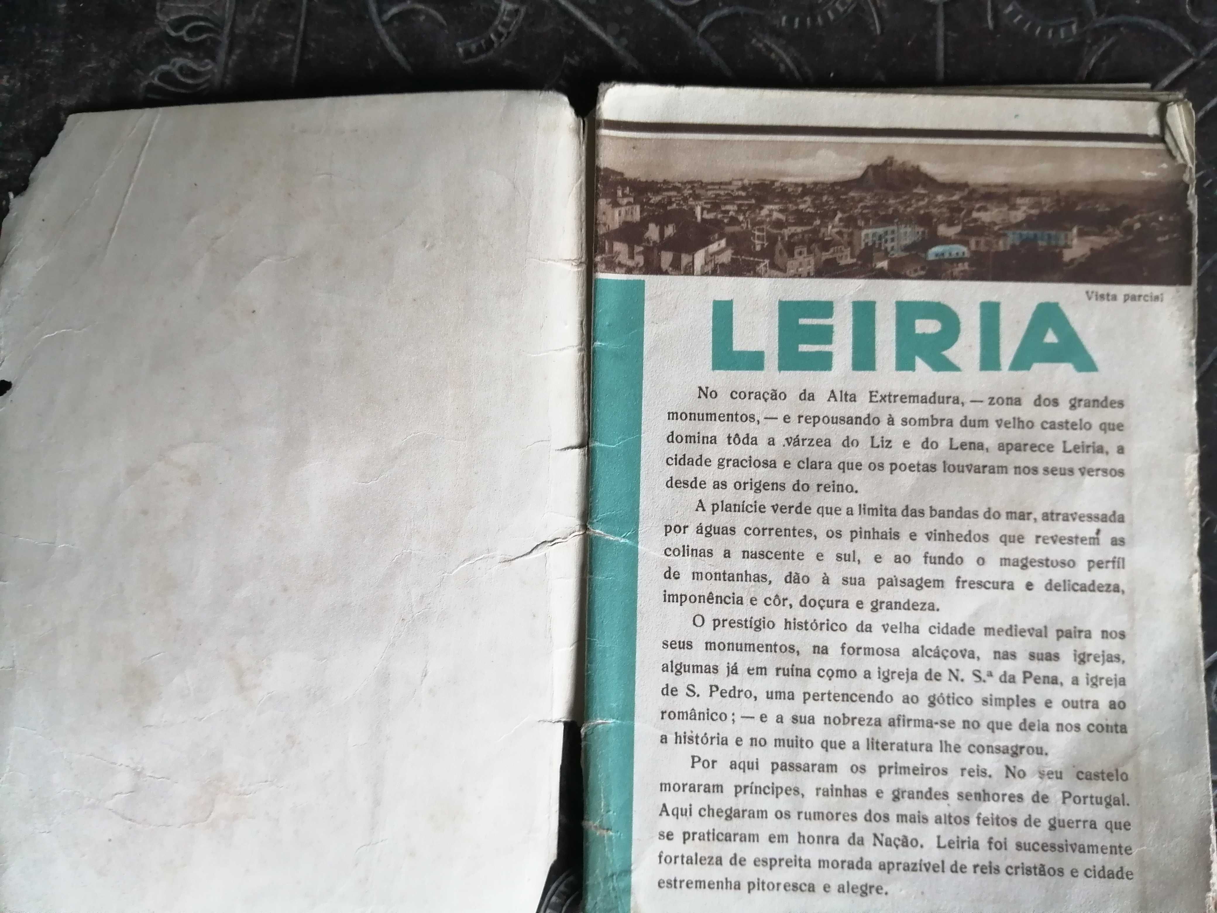 livro sobre leiria , antigo de 1938 , em ingles , ver fotos