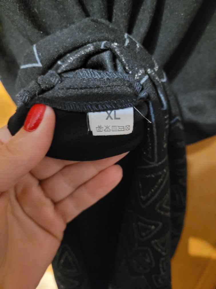 Długa sukienka sylwester  studniówka półmetek r. XL