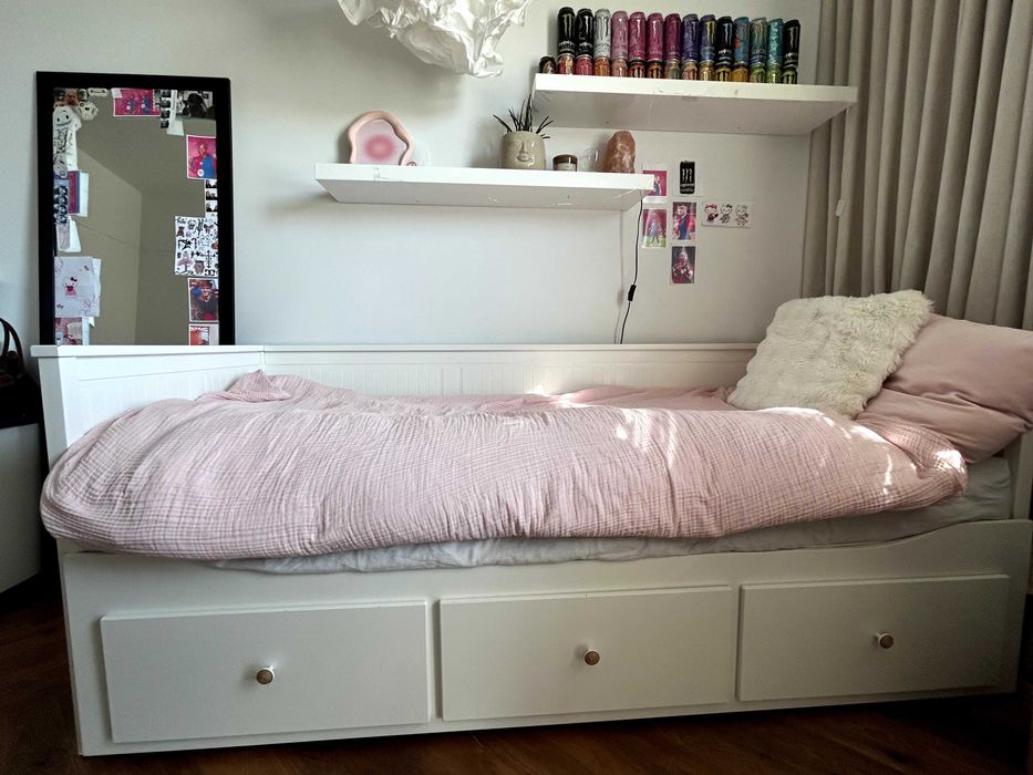 Hemnes rama leżanki - łóżko młodzieżowe
