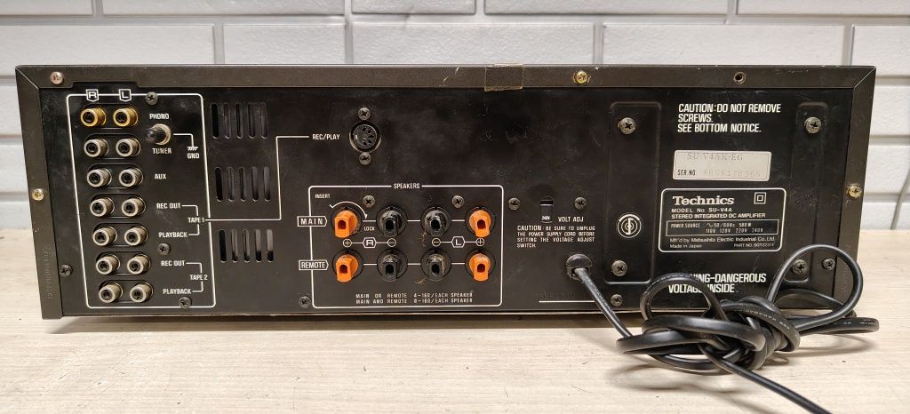 Wzmacniacz TECHNICS SU V4A. Class A