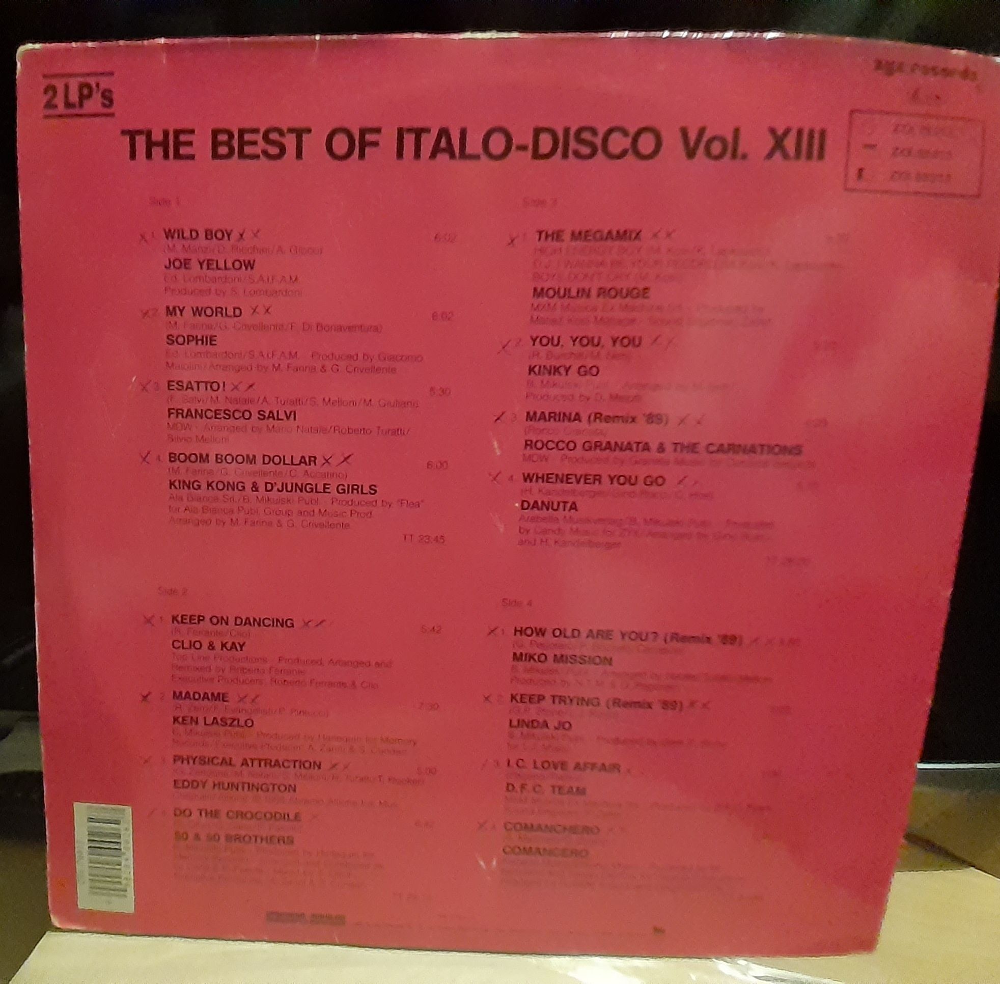 The Best Of Italo Disco vol.13 skladanka 2 plyty italo