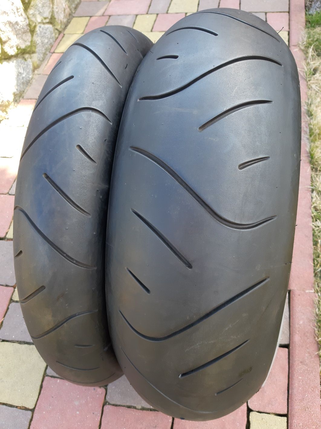 Мото шина 120/70 ZR17 + 190/50 ZR17 Metzeler Renn Sport из Германии
