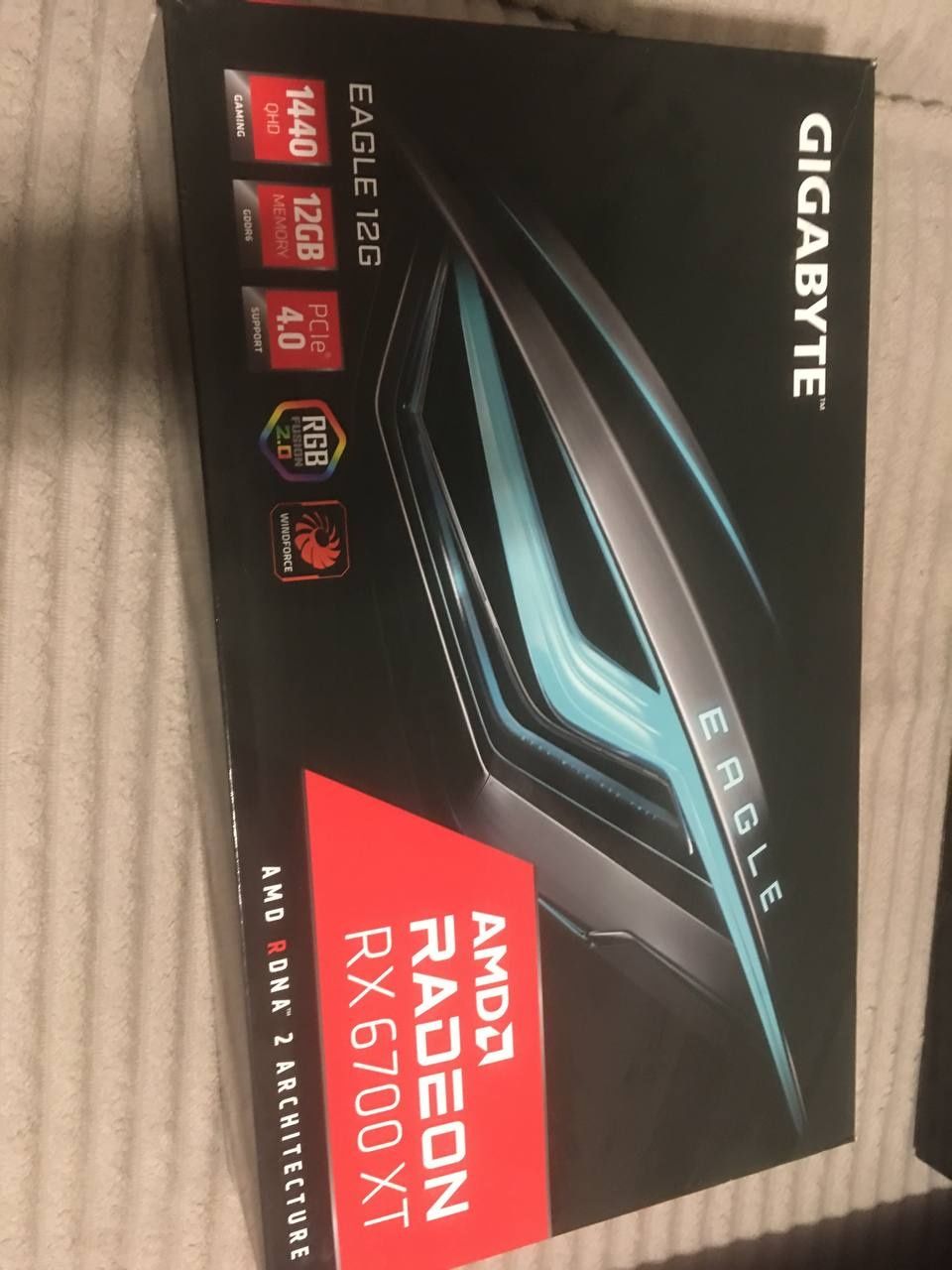 Продам відеокарту Gigabyte EAGLE RX 6700 XT 12GB 192bit