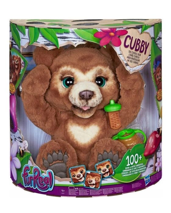 Miś interaktywny Cubby Hasbro uspokajający do snu. FurReal Friends