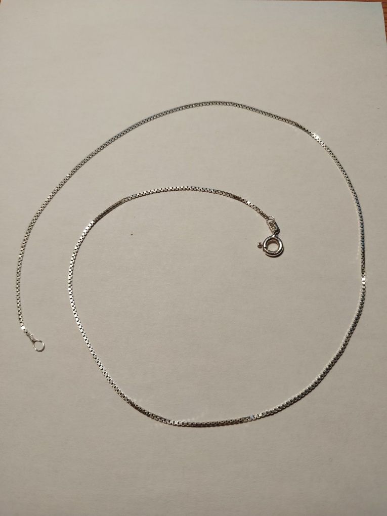 Łańcuszek srebrny pr. 925 - KOSTKA