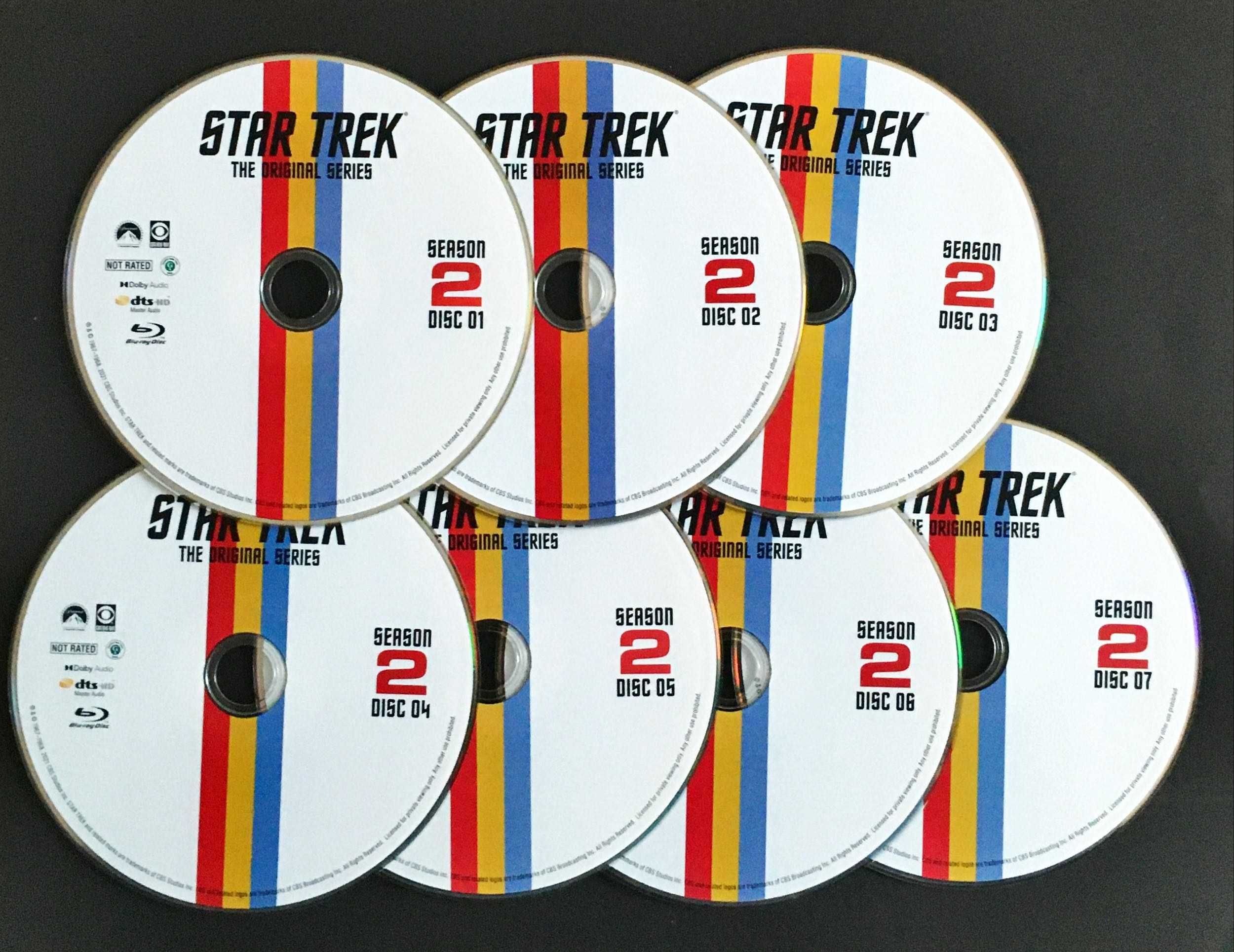 SÉRIE BLU-RAY Star Trek Série 2 The Original Series star trek bluray