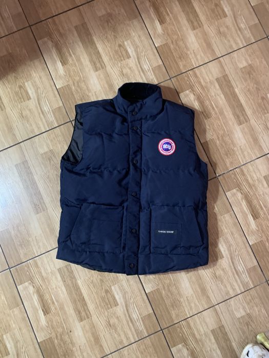 Дутая пуховая жилетка Canada goose оригинал идеал drill drip дрилл др