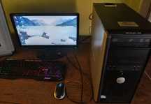 Zestaw komputerowy Dell 6gb tam, 500 HDD, Radeon. R5
