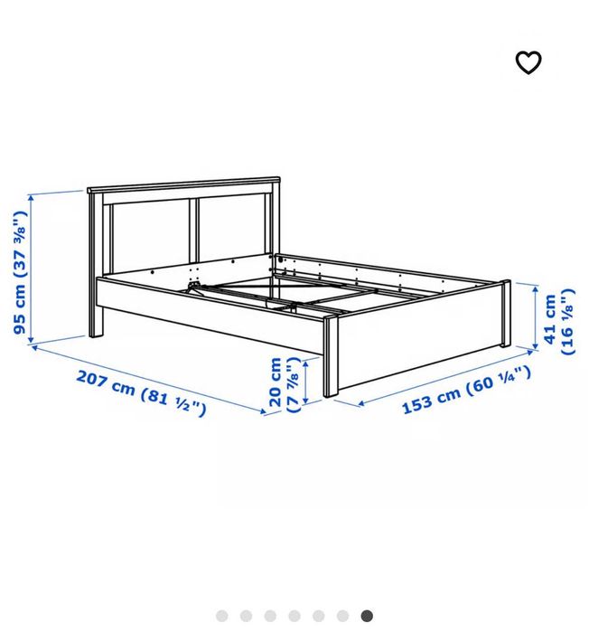 cama com colchao ikea 2 anos uso com protetor incluido