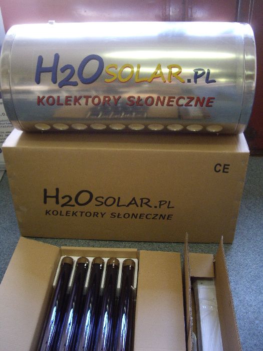 Kolektor słoneczny H2OSolar 100, 150, 200, 250, 300 INOX-ALU PREMIUM
