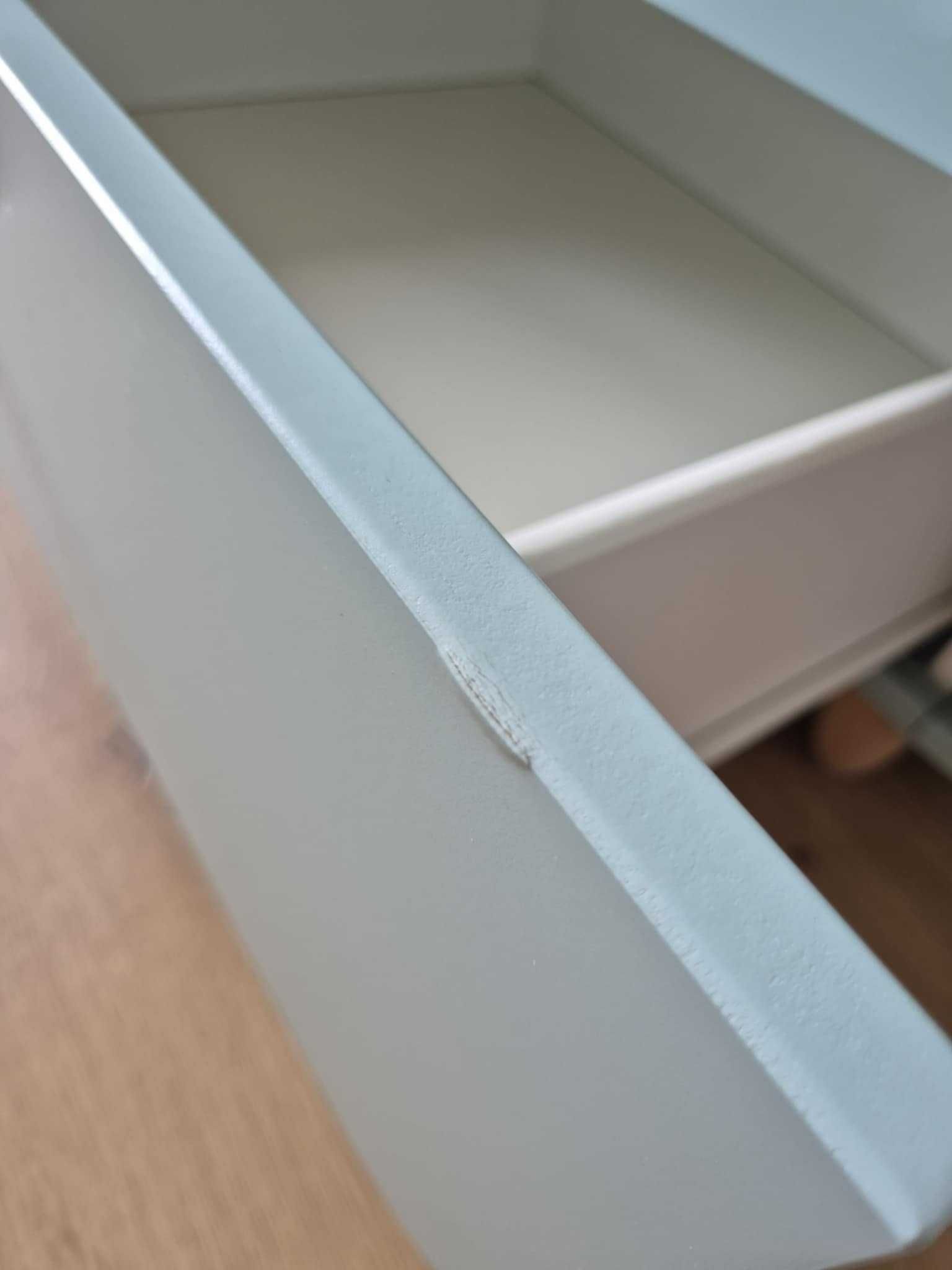 MYLLRA Komoda z przewijakiem lub półką, seledynowa