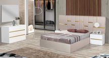 Cama estofada com colchão + estrado novo Fabricantes