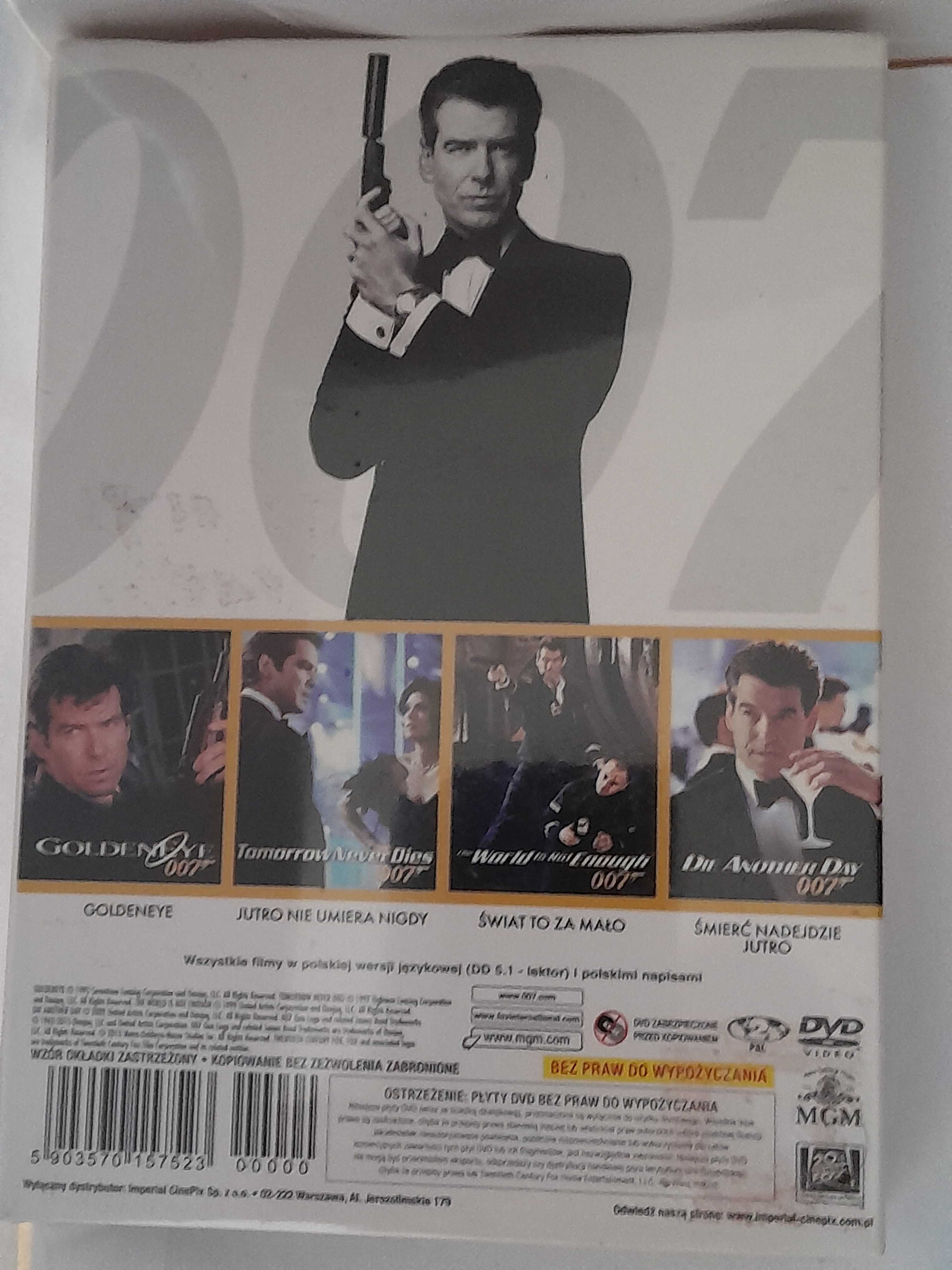 Płyta dvd  007 Pierce Brosnan - 4 filmy .