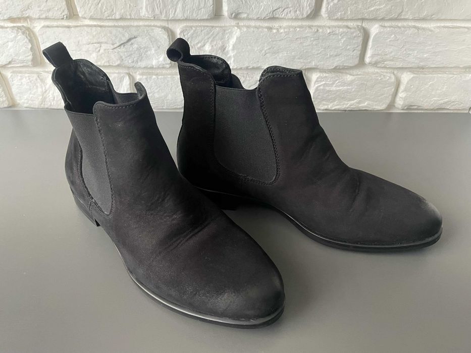 Sztyblety Czarne Nubuk