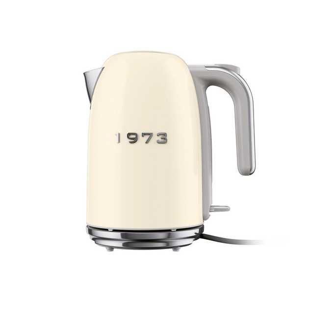 Чайник Silvercrest Chrome Retro 1973 SWKR 3100 A1 Кремовий
