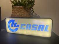 Logotipo luminoso motorizada Casal