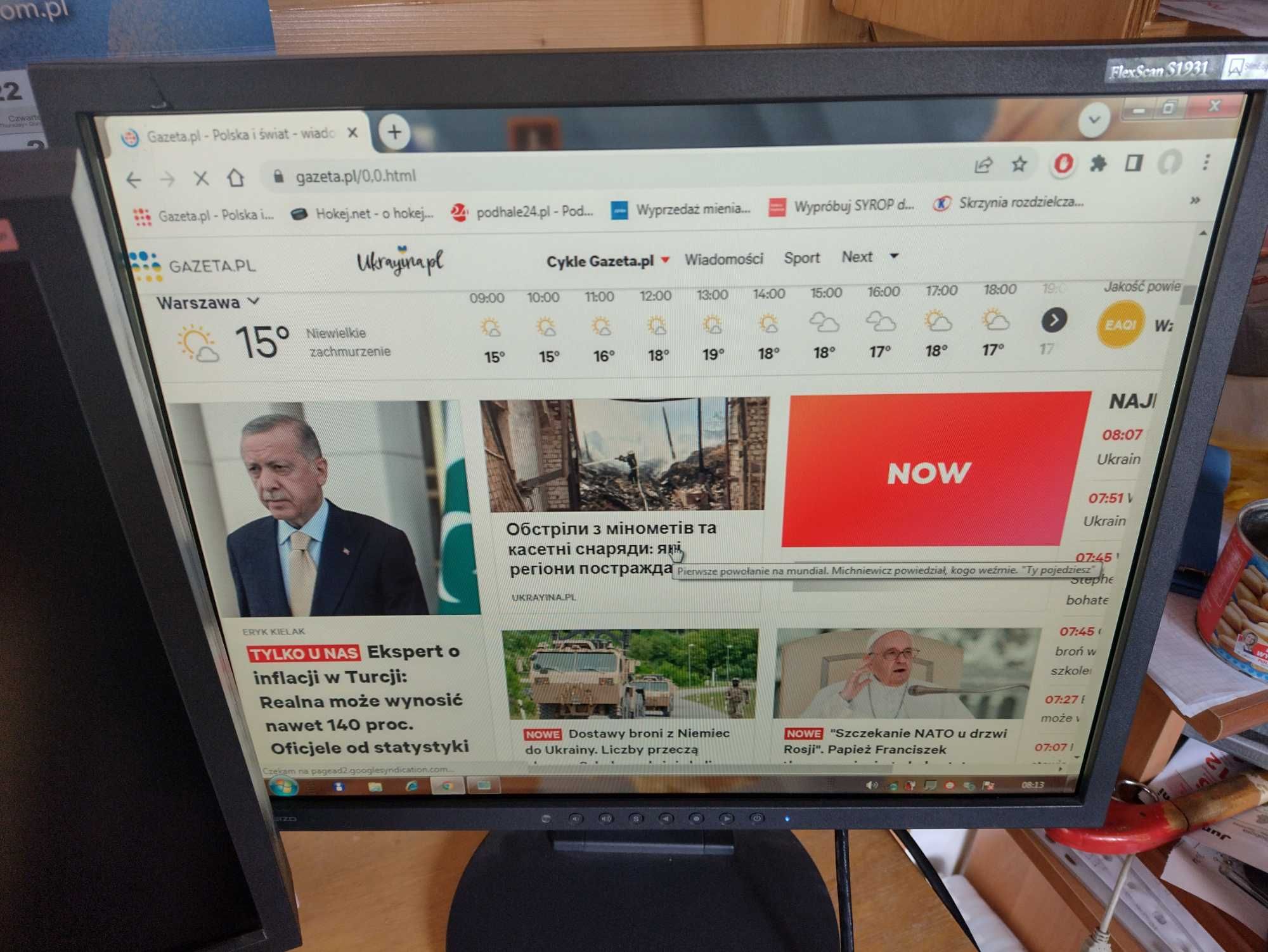 Monitor EIZO flexscsan S1931, 1932