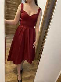 Czerwona elegancka sukienka Miriam - Szyjemy Sukienki (38) - na wesele