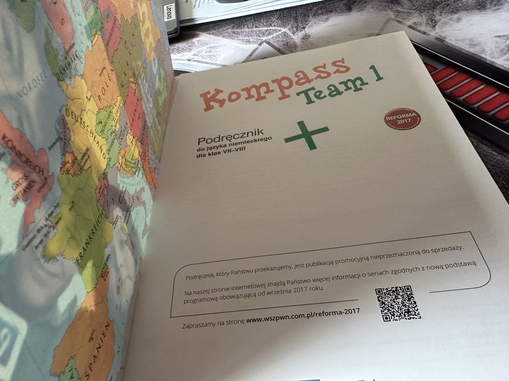 Kompass Team 1- podrecznik dla klas 7-8